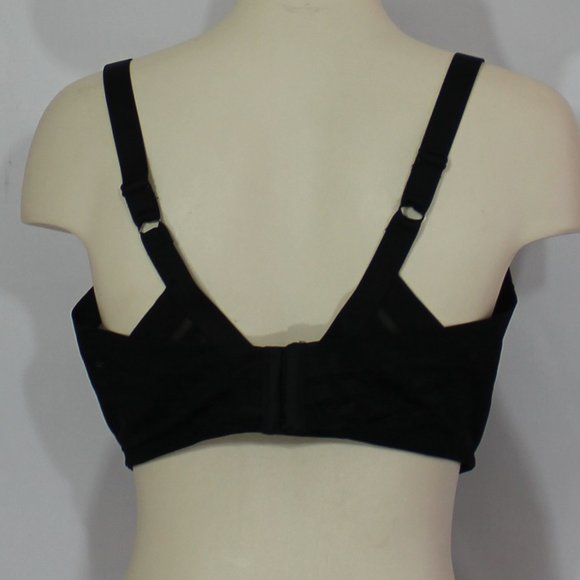 Paramour Women's Marvelous Side Smoothing T-Shirt Bra Black size 38DDD - Picture 4 of 8